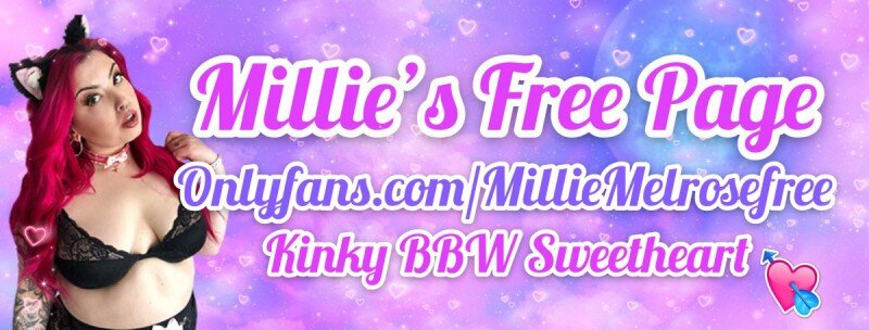 Milliemelrosefree (@milliemelrosefree), OnlyFans creator